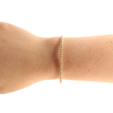 3MM Gold Beaded Bracelet