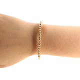 4MM Gold Beaded Bracelet