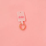Lauren 3MM Beaded Band in Gold
