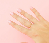 Ella 2.5MM Beaded Band in Gold