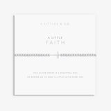 A Little 'Faith' Silver Bracelet