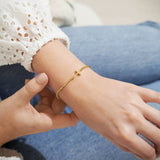 A Little 'Faith' Gold Bracelet
