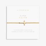 A Little 'Faith' Gold Bracelet