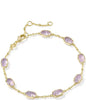 KS Emilie Link Bracelet in Gold (Amethyst)