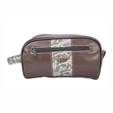 Bass Brown Pebble Old School Camo Men's Toiletry Dopp Bag.