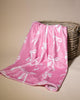 Hannah Bow Throw in Pink 50" X 60"
