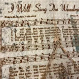 Christian Home Decor, Hymn Church Kitchen Hand Towel, Gift