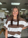 Gentle Confidence Striped Top