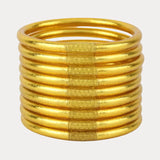 Gold All Weather Bangles (Set of 9)