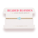 Blue Cross Bracelet - Petite Size