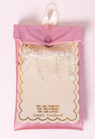SS Pearl Bow Earrings