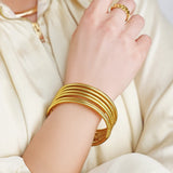 Aura Lumine All Weather Bangles - Set of 6