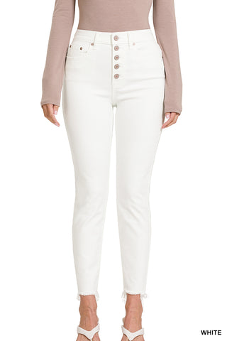 Stylish White Denim Pants