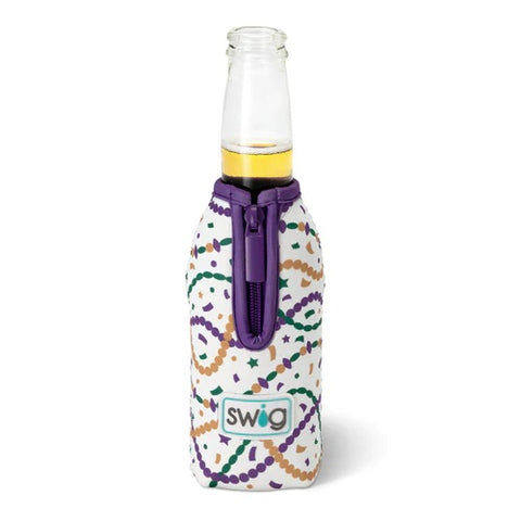Mardi Gras Bottle Coolie
