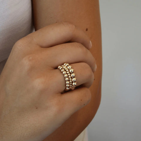 Erin Gray Gold Filled 3mm Waterproof Stretch Ring