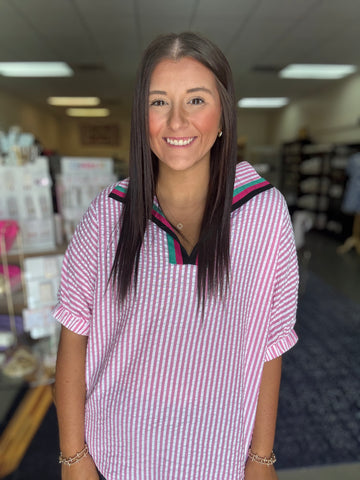 Stripe Twist Top