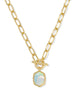 KS Daphne Convertible Gold Link and Chain Necklace