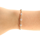 Lively Bracelet in Gold with Silver
