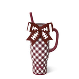 Swig Gameday Gingham Maroon Mega Mug (30oz)
