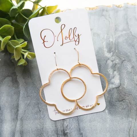 O'Lolly Gold Dangle Earrings