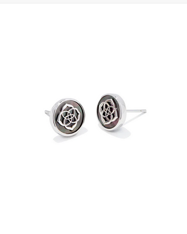 KS Stamped Dira Coin Stud Earrings