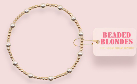 Lively Bracelet in Gold with Silver