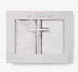 Bible, Cross, & Bib Christening Gift Set