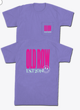 Violet Old Row Chicks Pocket Tee