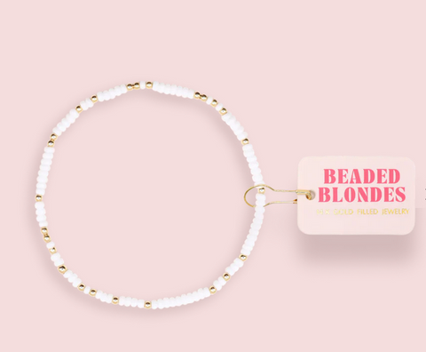 White Sprinkle Bracelet