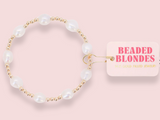 Ellie Pearl Bracelet In Gold