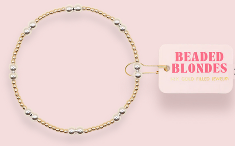 Leah Bracelet in Gold with Silver