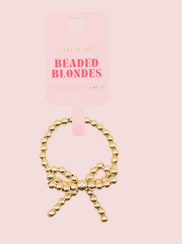 Gold Bow Rings