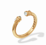 Cannes Demi Cuff - Gold - Cubic Zirconia