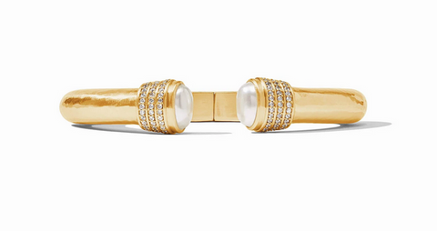 Luna Demi Cuff - Gold - Pearl