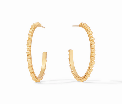 Colette Bead Hoop - Gold