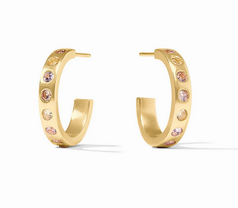 Rainbow Hoop - Gold - Champagne Radiance
