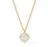 Honeybee Solitaire Necklace - Gold - Mother Of Pearl