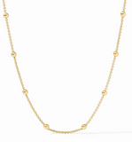 Solara Delicate Station Necklace - Gold - 18.5 inch