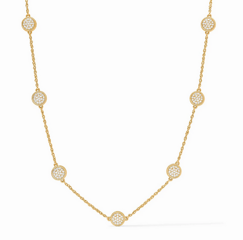 Windsor Delicate Station Necklace - Gold
