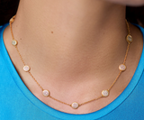 Windsor Delicate Station Necklace - Gold