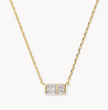 KS Jamie Gold Short Pendant Necklace