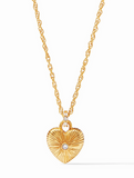 Esme Heart Solitaire Necklace