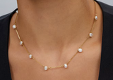 KS Leighton Gold Pearl Strand Necklace in Freshwater Cultured Pearl
