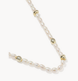 KS  Gabriella Gold Pearl Strand Necklace