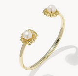 KS  Gabriella Gold Pearl Cuff Bracelet