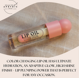 Color- Changing Lip Oil Tint + Plumper