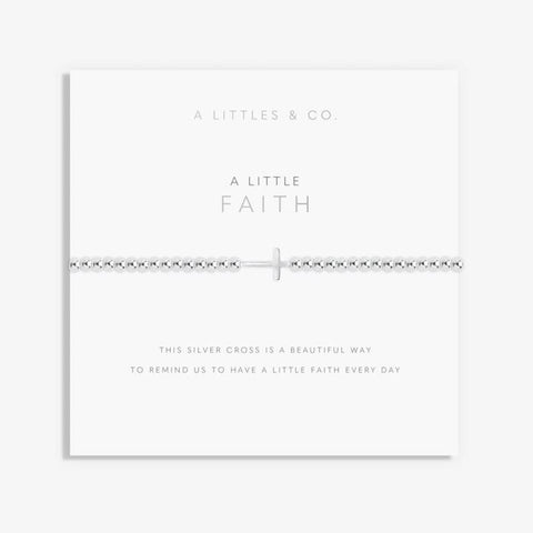 A Little 'Faith' Silver Bracelet