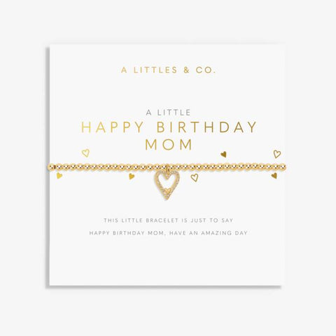 A Little 'Happy Birthday Mom' Bracelet