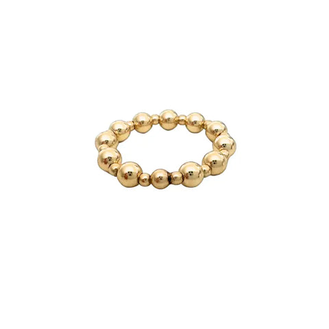 Erin Gray Gold-Filled 4mm & 2mm Waterproof Stretch Ring