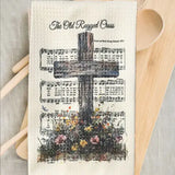 Christian Home Decor, Hymn Church Kitchen Hand Towel, Gift